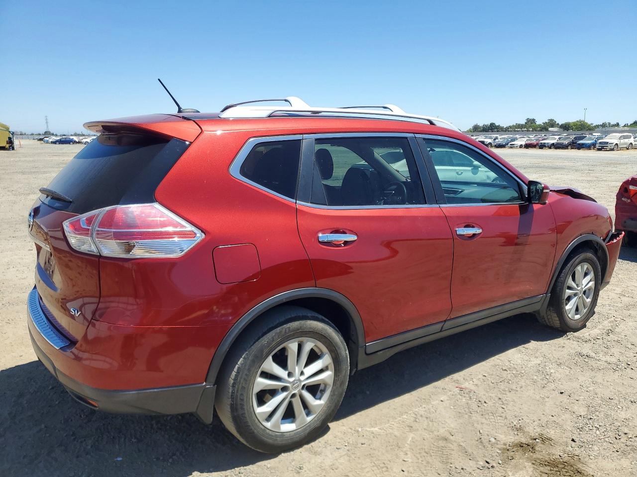 2015 Nissan Rogue Sv Red vin: 5N1AT2MT1FC886909