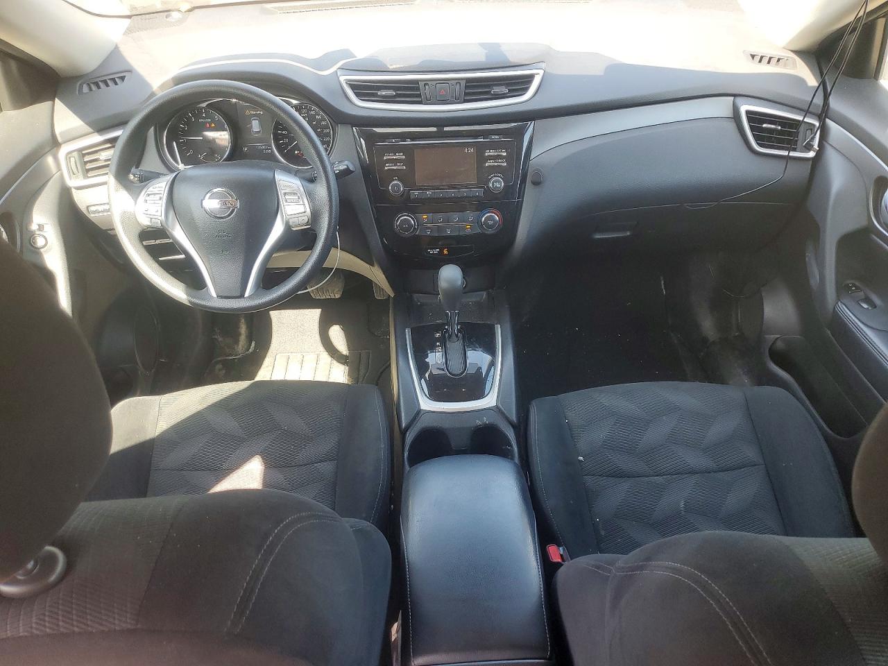 2015 Nissan Rogue S Black vin: 5N1AT2MT1FC908729