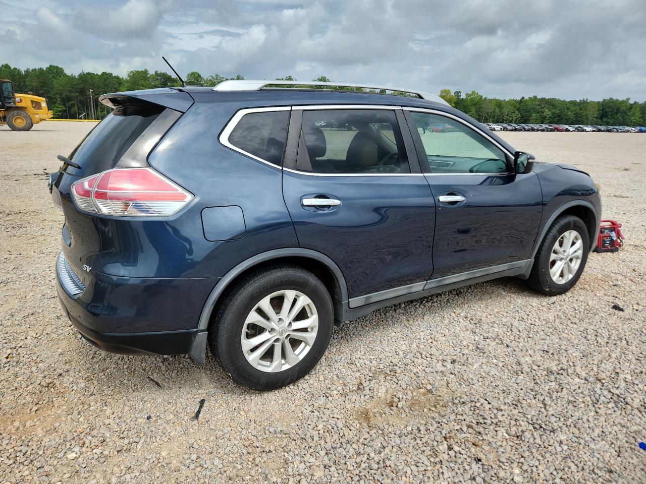 2015 Nissan Rogue Sv Blue vin: 5N1AT2MT1FC922467
