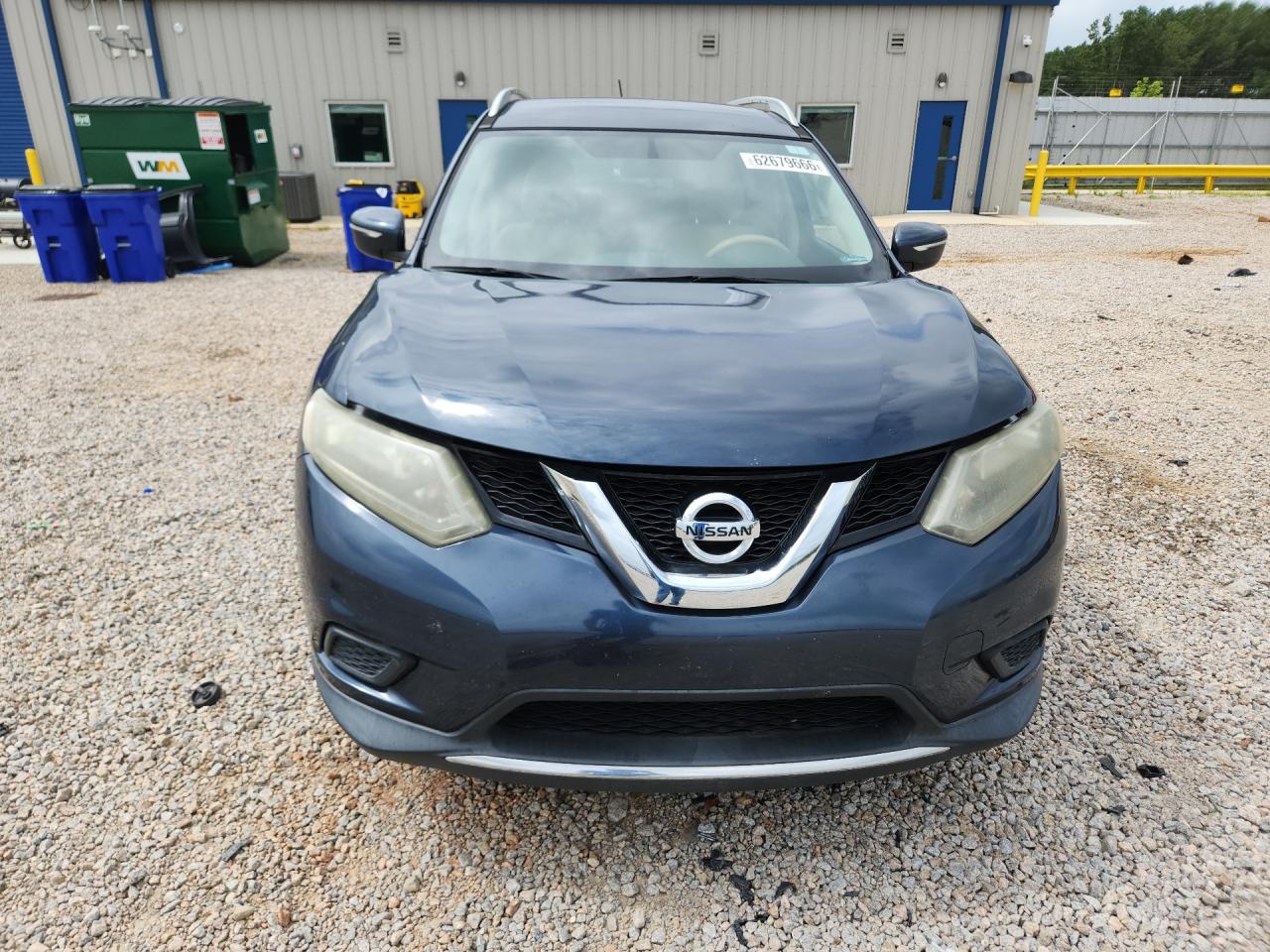 2015 Nissan Rogue Sv Blue vin: 5N1AT2MT1FC922467