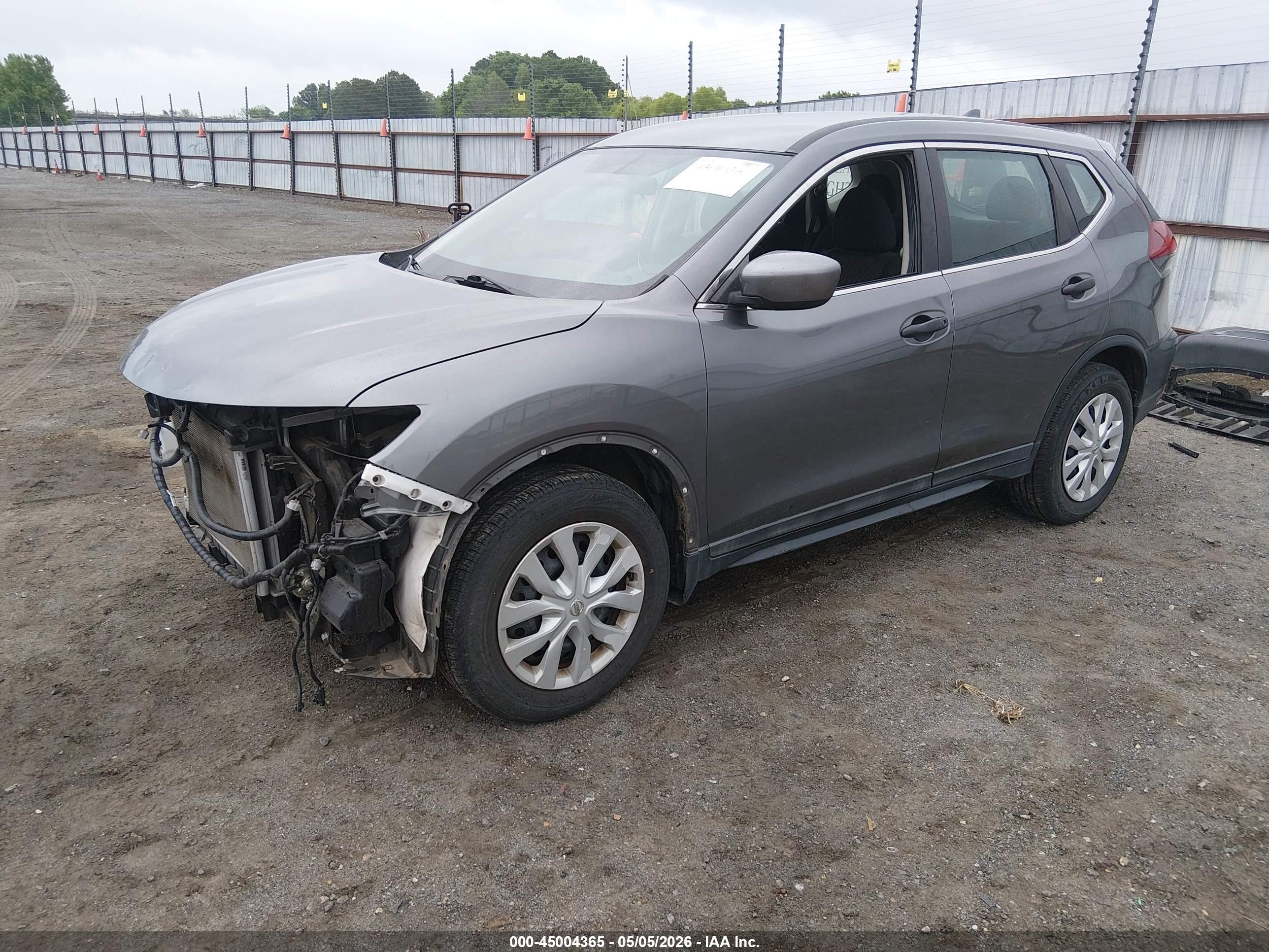 2018 Nissan Rogue S Серый vin: 5N1AT2MT1JC753527