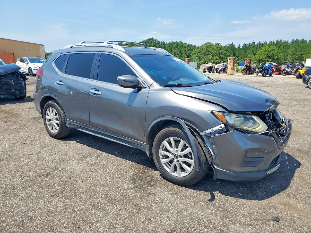 2019 Nissan Rogue S Угольный vin: 5N1AT2MT1KC779109