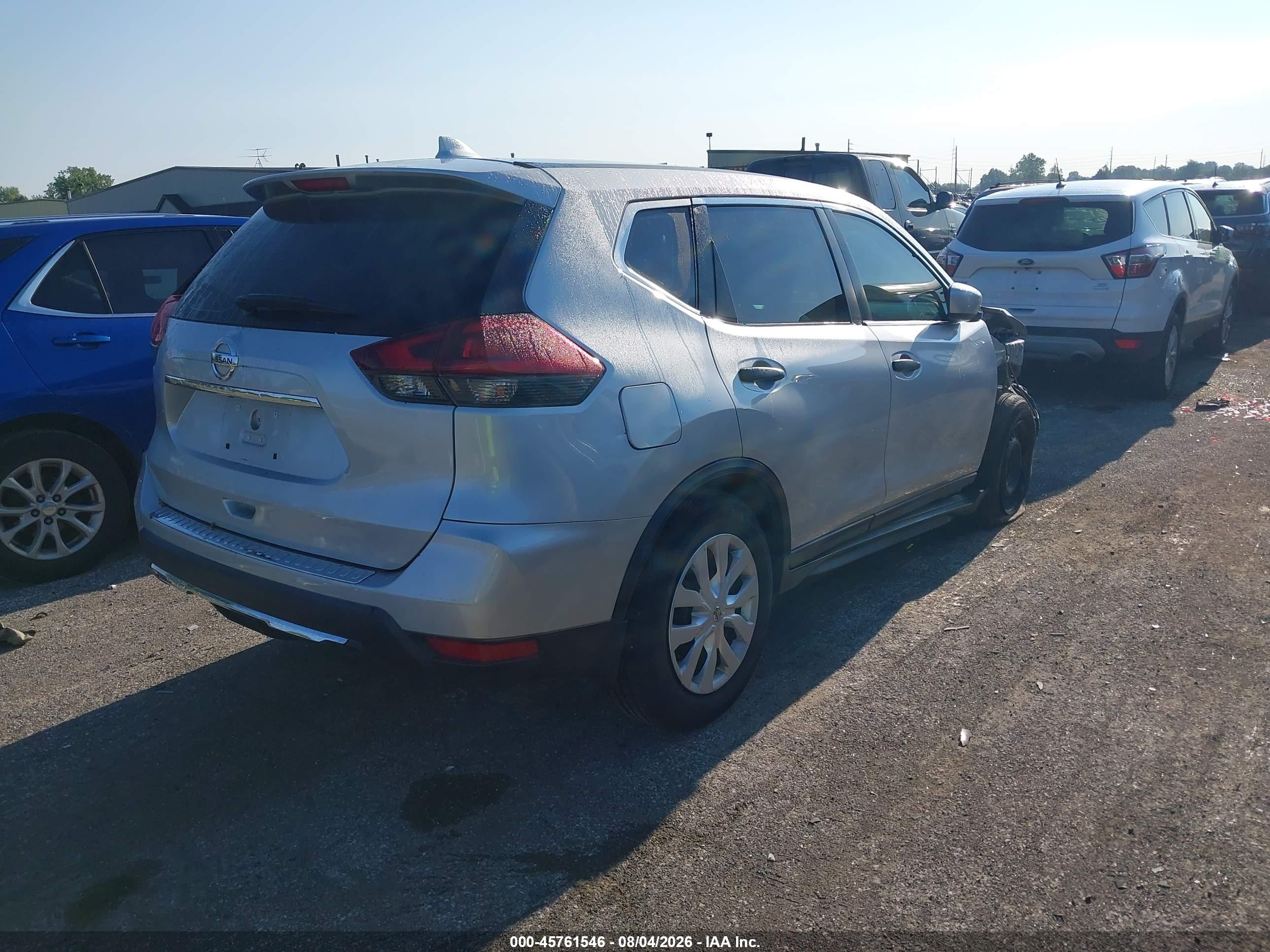 2020 Nissan Rogue S Fwd Silver vin: 5N1AT2MT1LC721776