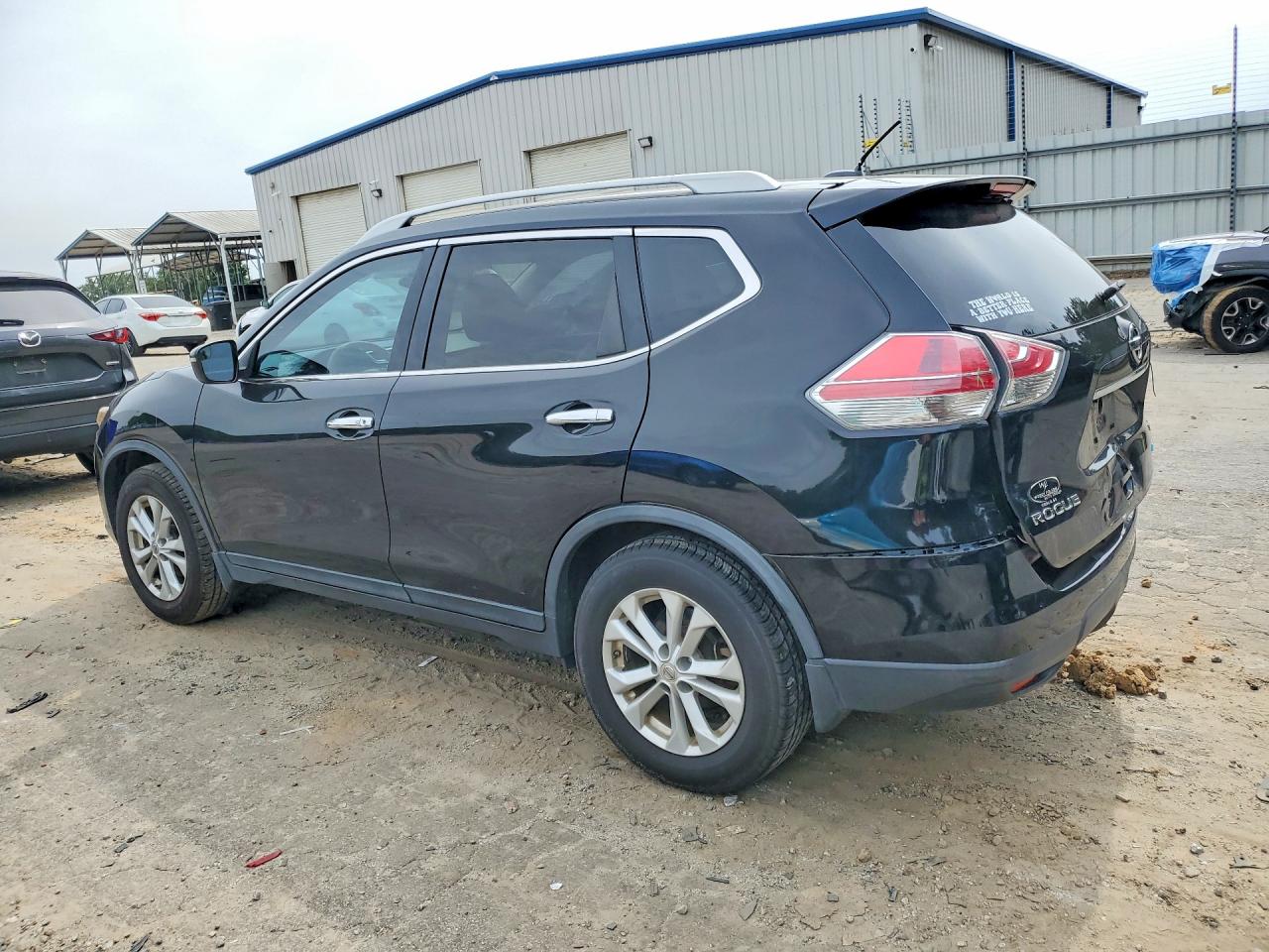 2014 Nissan Rogue Sv Черный vin: 5N1AT2MT2EC761092