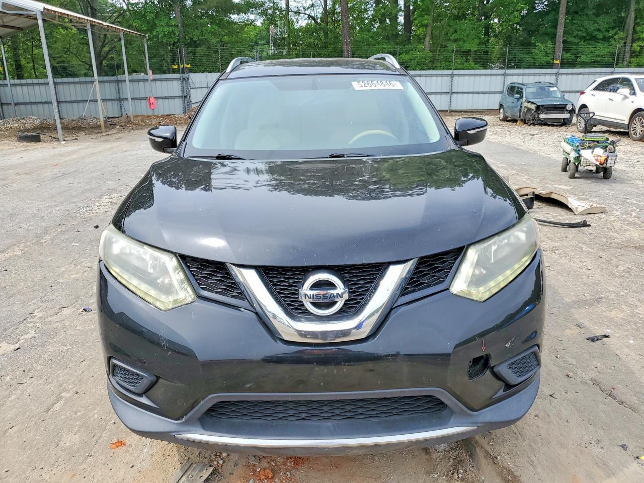 2014 Nissan Rogue Sv Черный vin: 5N1AT2MT2EC761092