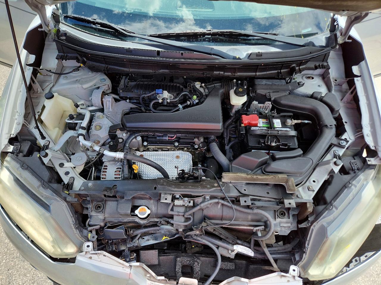 2014 Nissan Rogue Sl Silver vin: 5N1AT2MT2EC772769