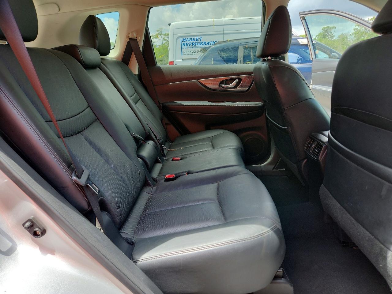 2014 Nissan Rogue Sl Silver vin: 5N1AT2MT2EC772769
