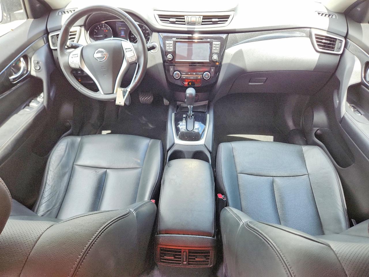 2014 Nissan Rogue Sl Silver vin: 5N1AT2MT2EC772769
