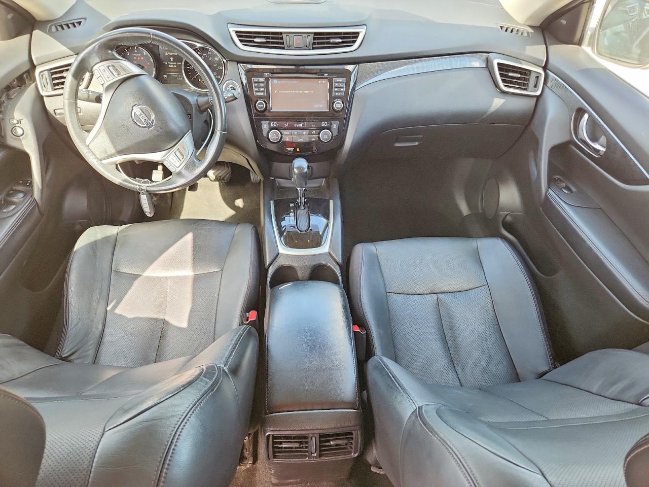 2014 Nissan Rogue Sl Black vin: 5N1AT2MT2EC775221
