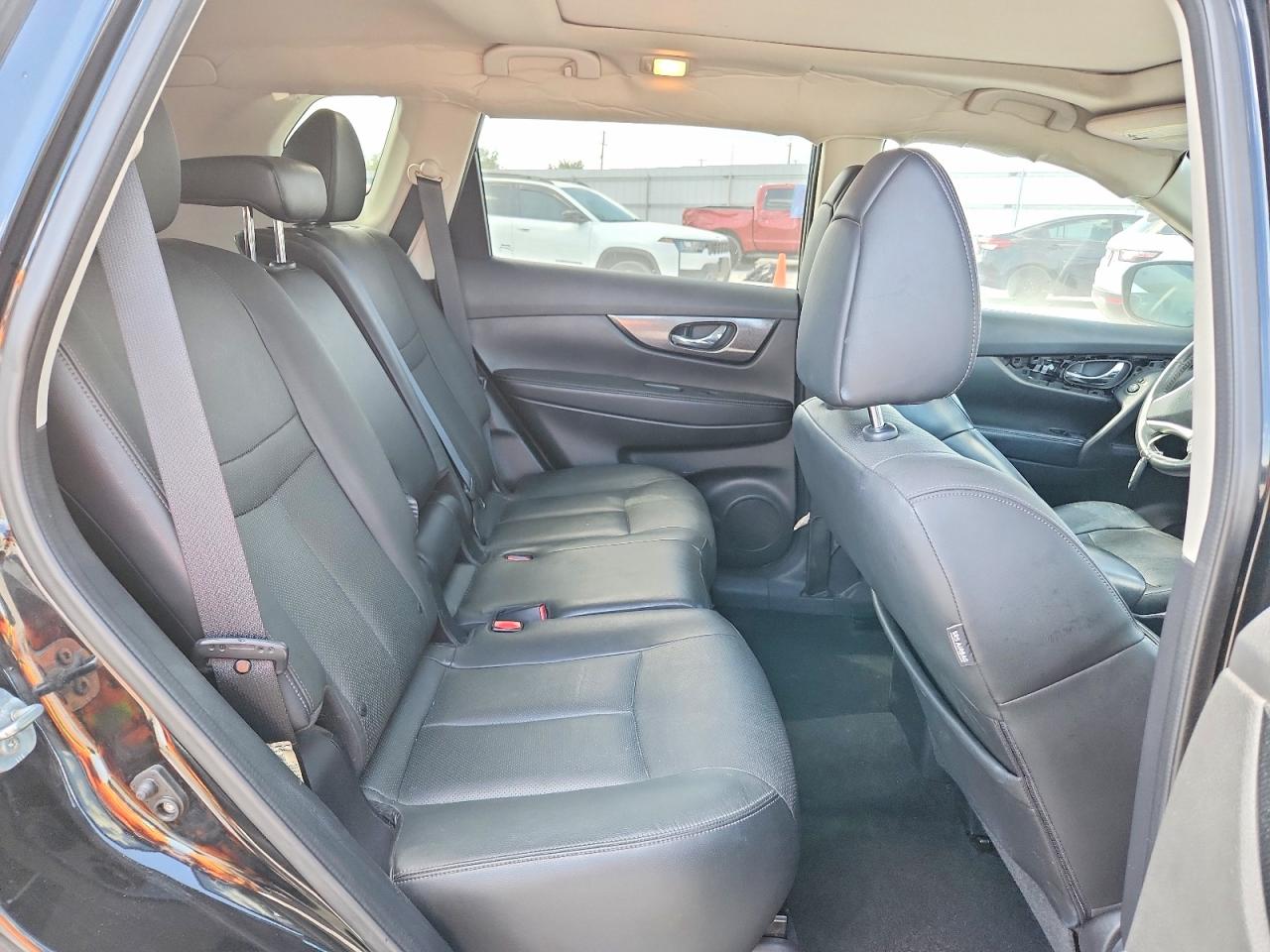2014 Nissan Rogue Sl Black vin: 5N1AT2MT2EC775221