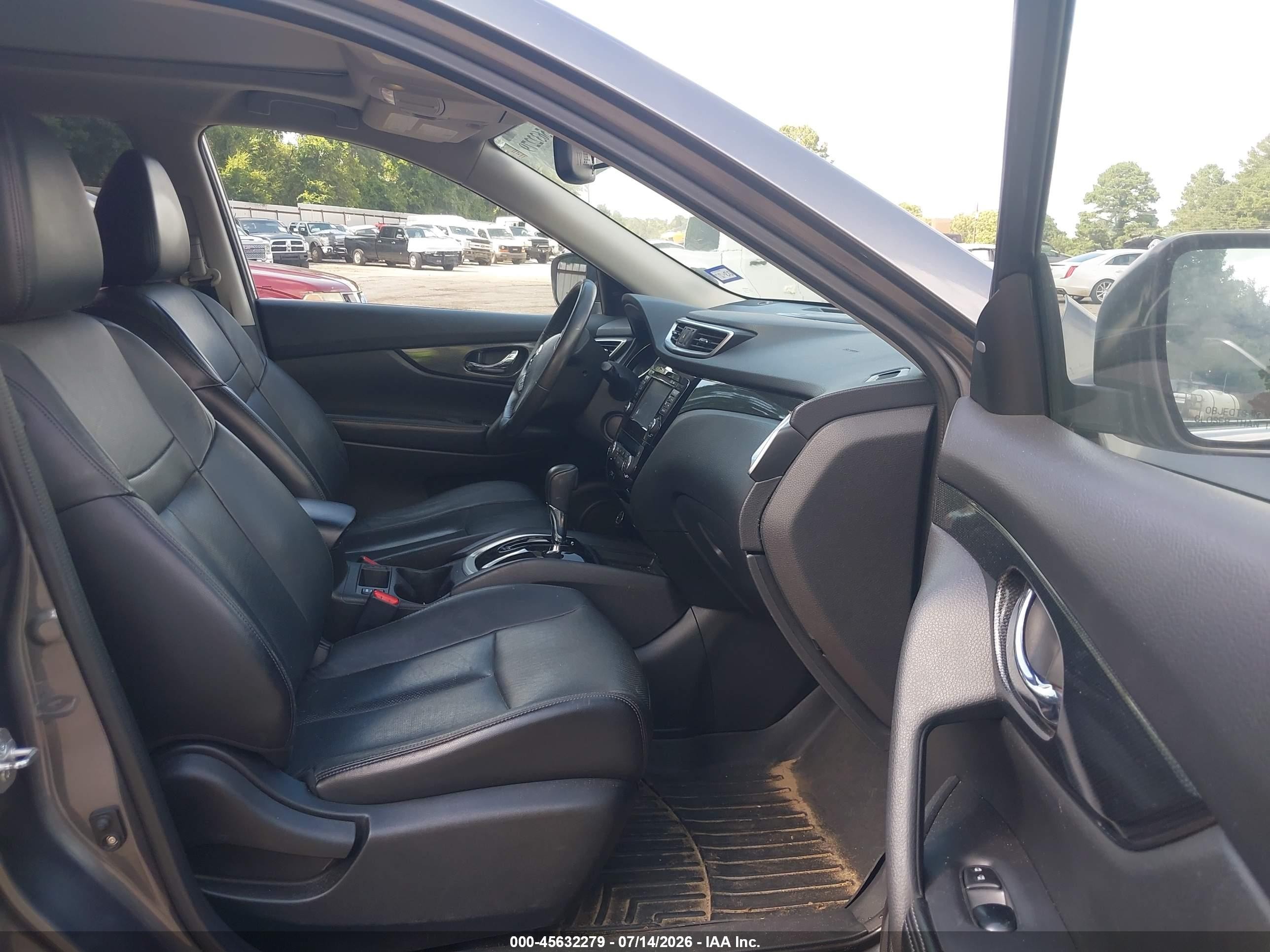 2014 Nissan Rogue S/sl/sv Gray vin: 5N1AT2MT2EC802899