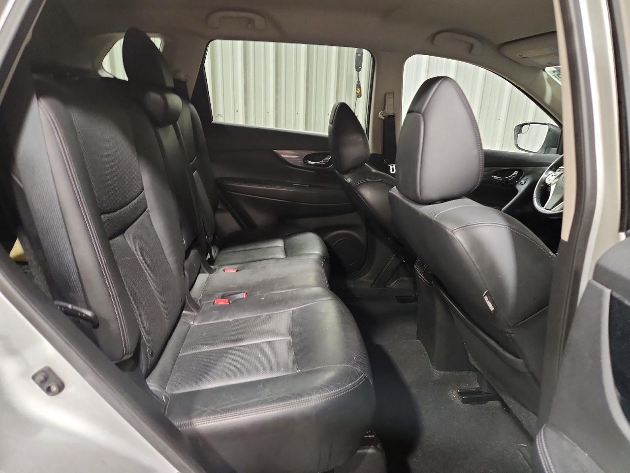 2014 Nissan Rogue Sl Silver vin: 5N1AT2MT2EC805270