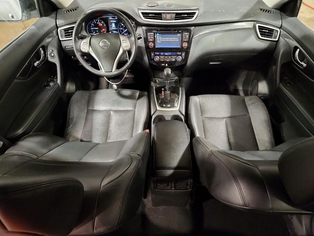 2014 Nissan Rogue Sl Silver vin: 5N1AT2MT2EC805270