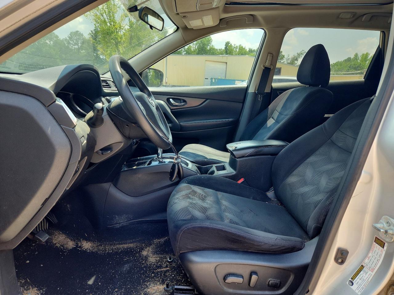 2014 Nissan Rogue S Серый vin: 5N1AT2MT2EC818925