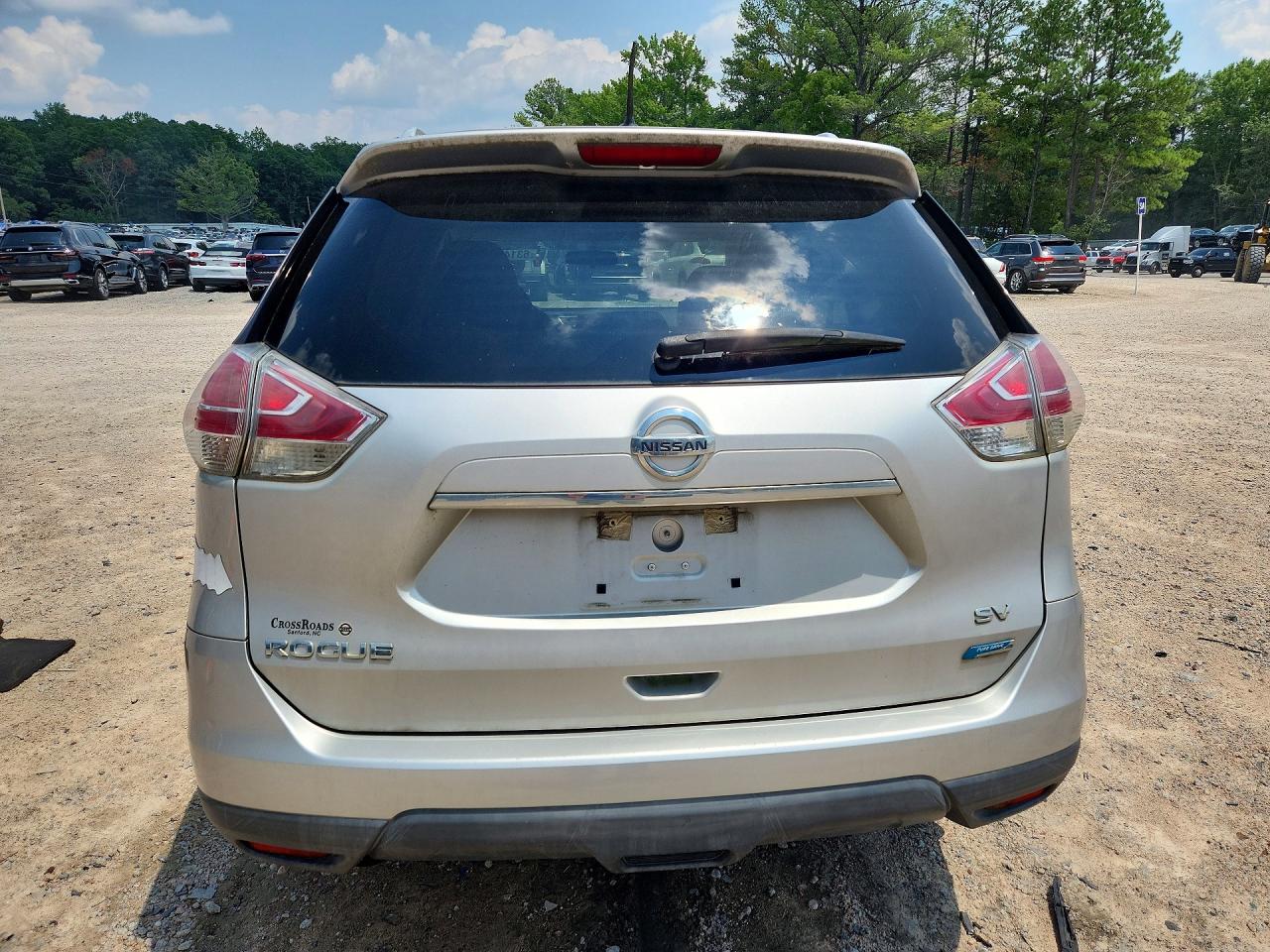 2014 Nissan Rogue S Серый vin: 5N1AT2MT2EC818925
