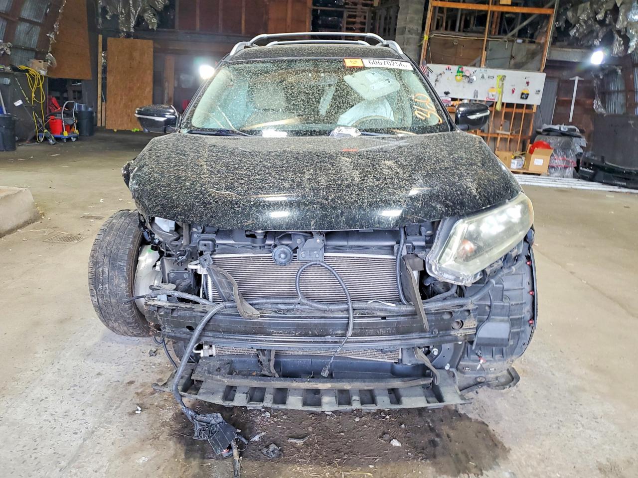 2014 Nissan Rogue S Черный vin: 5N1AT2MT2EC824448