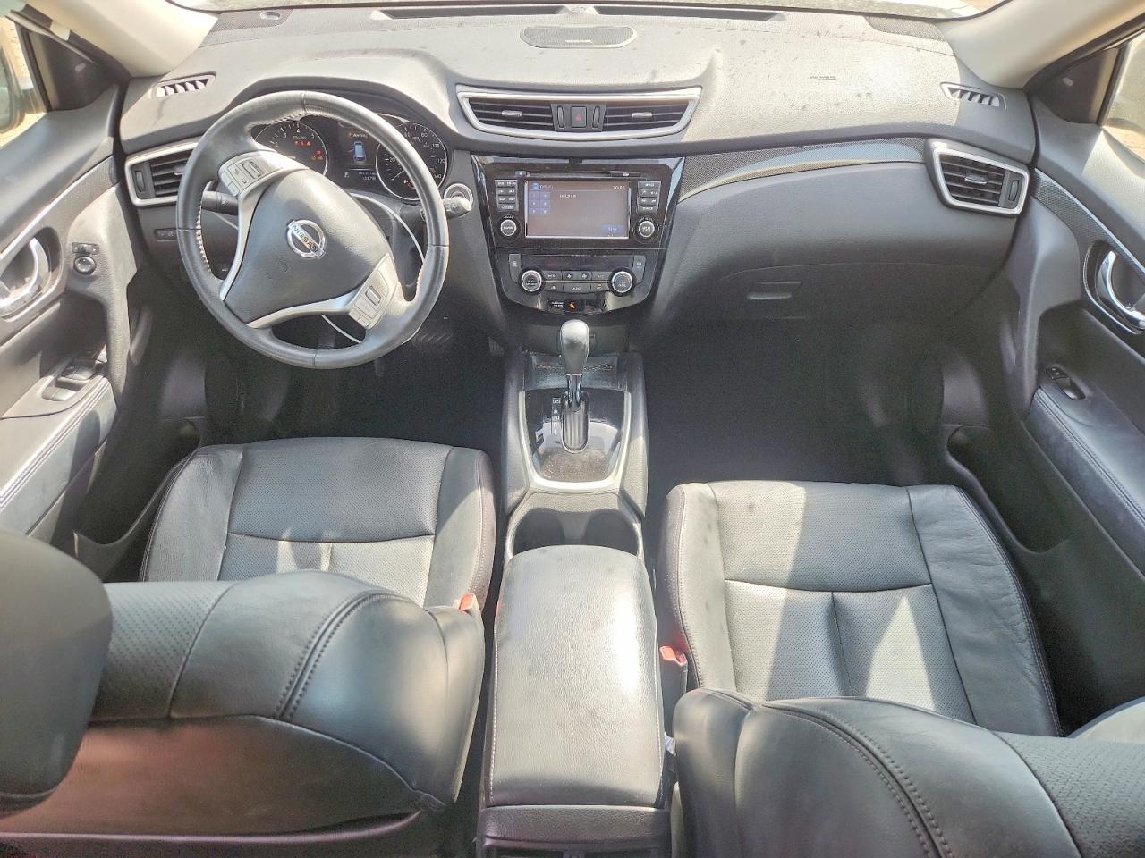 2014 Nissan Rogue Sl White vin: 5N1AT2MT2EC833392