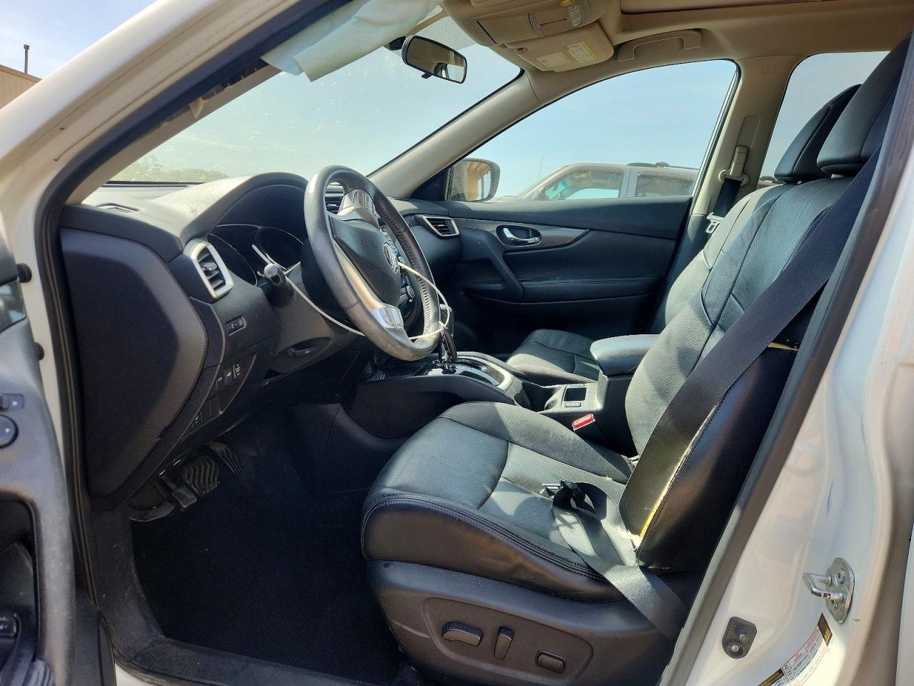 2014 Nissan Rogue Sl White vin: 5N1AT2MT2EC833392
