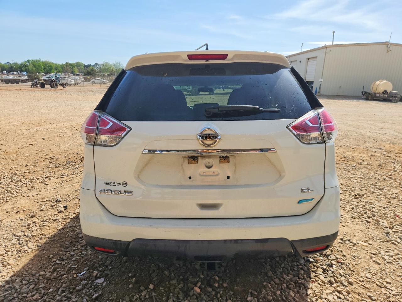 2014 Nissan Rogue Sl White vin: 5N1AT2MT2EC833392