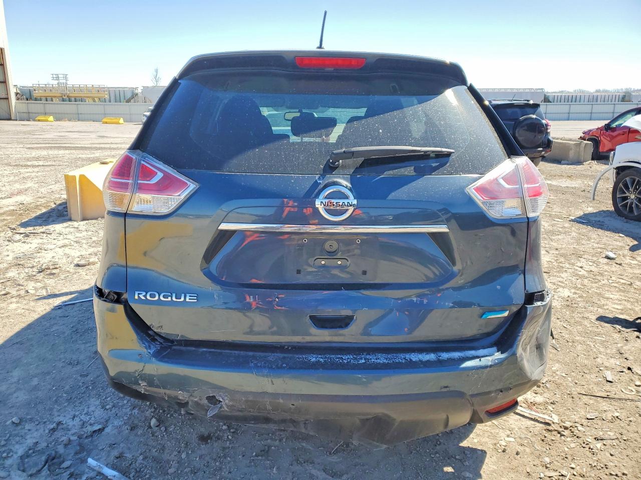 2014 Nissan Rogue S Blue vin: 5N1AT2MT2EC837555