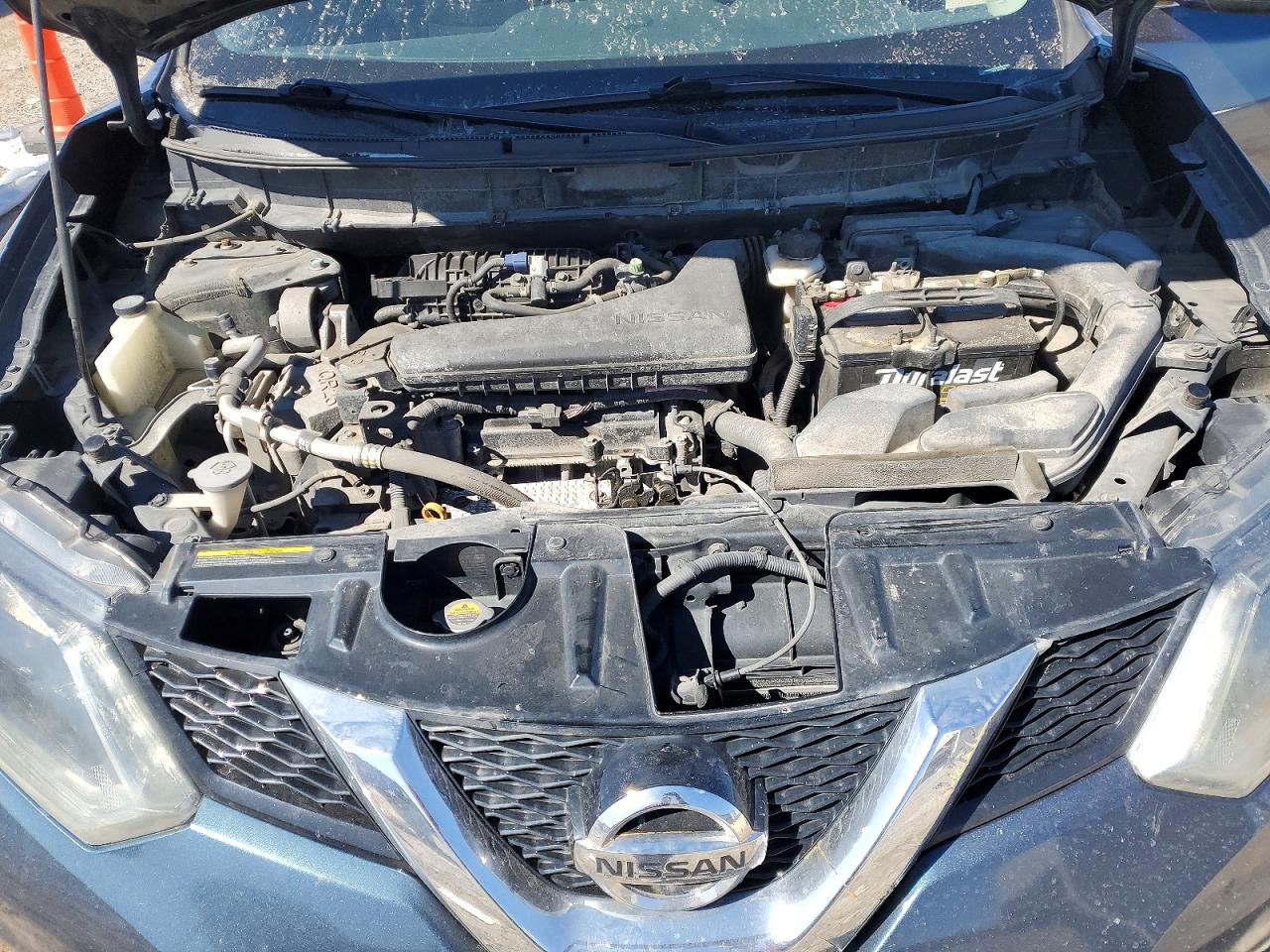 2014 Nissan Rogue S Blue vin: 5N1AT2MT2EC837555