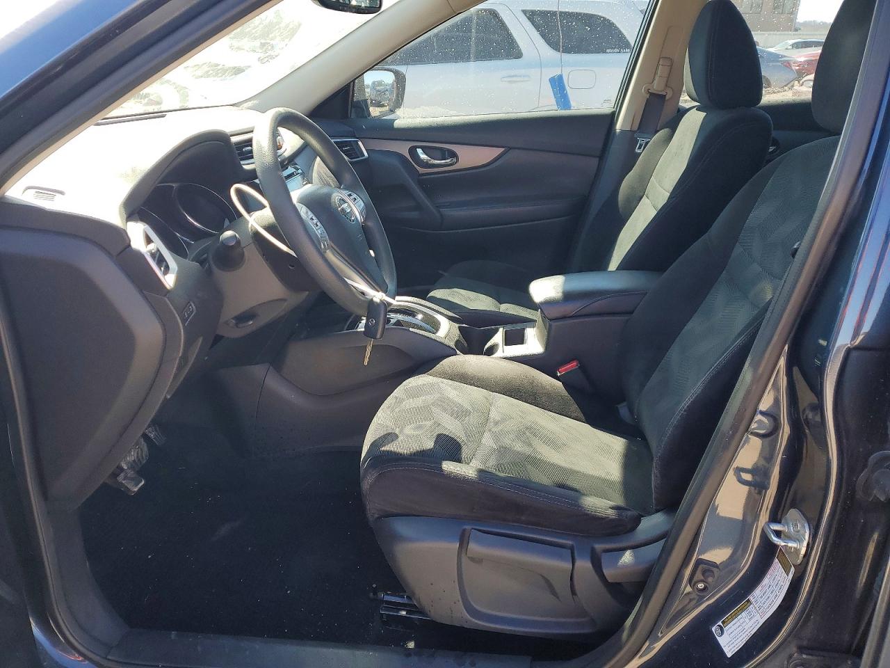 2014 Nissan Rogue S Blue vin: 5N1AT2MT2EC837555