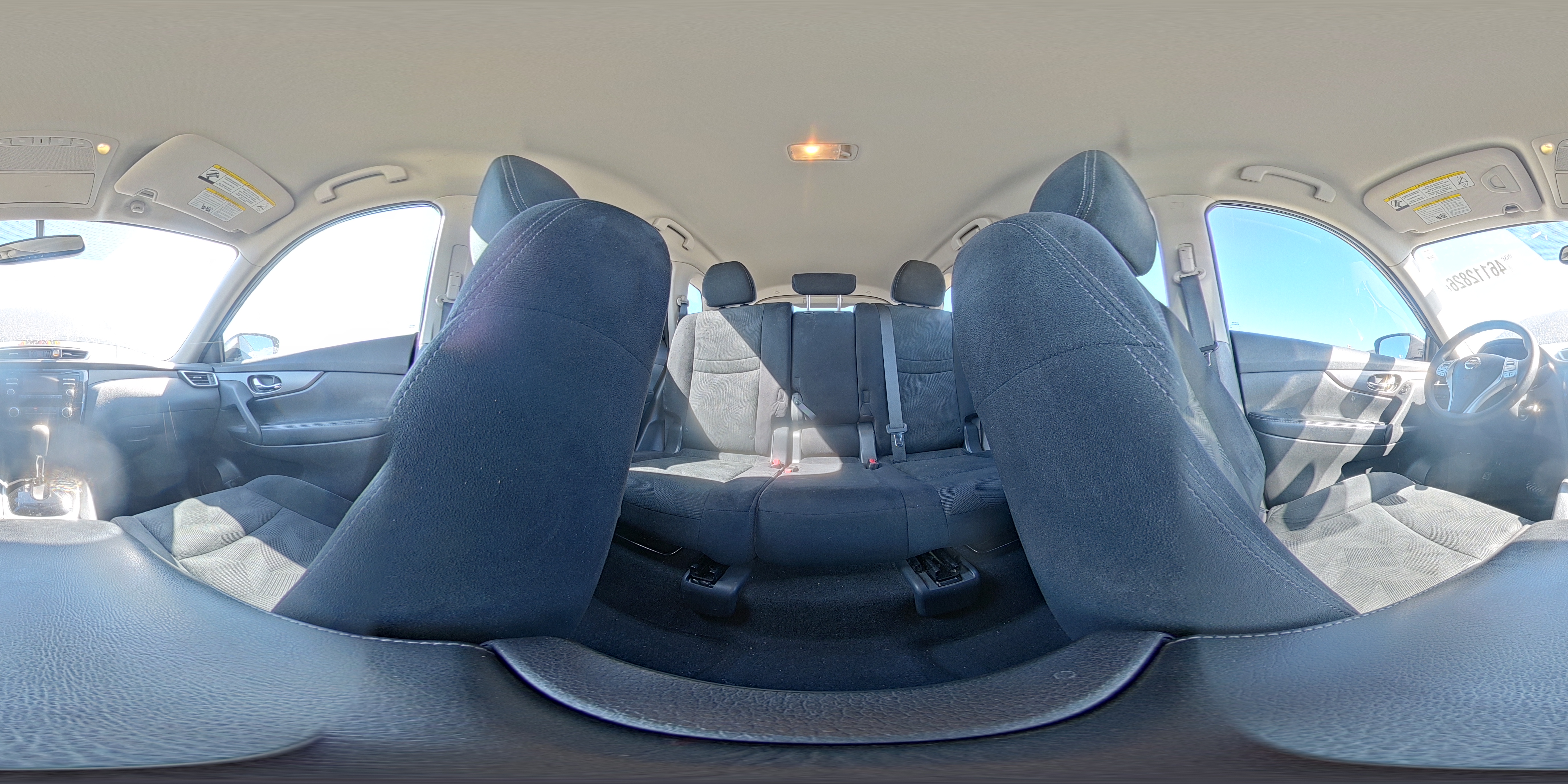 2014 Nissan Rogue S Blue vin: 5N1AT2MT2EC837555