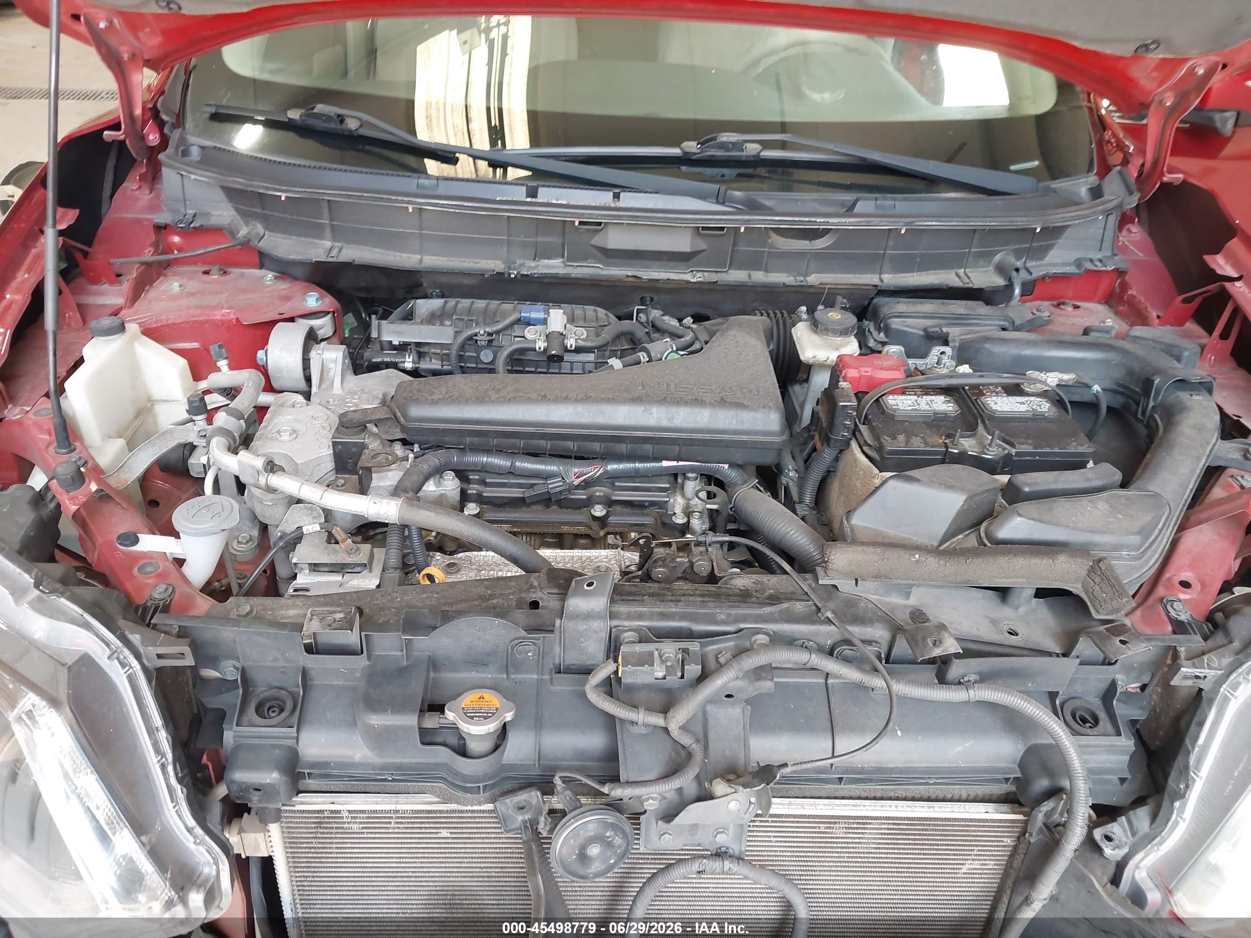 2015 Nissan Rogue Sv Red vin: 5N1AT2MT2FC766410