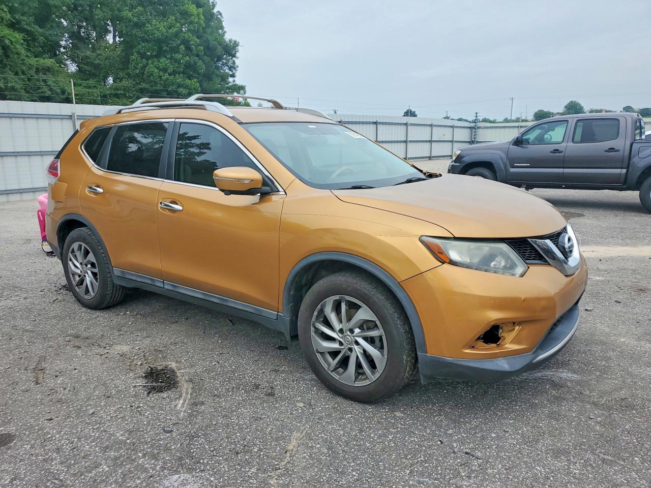 2015 Nissan Rogue Sl Gold vin: 5N1AT2MT2FC775401