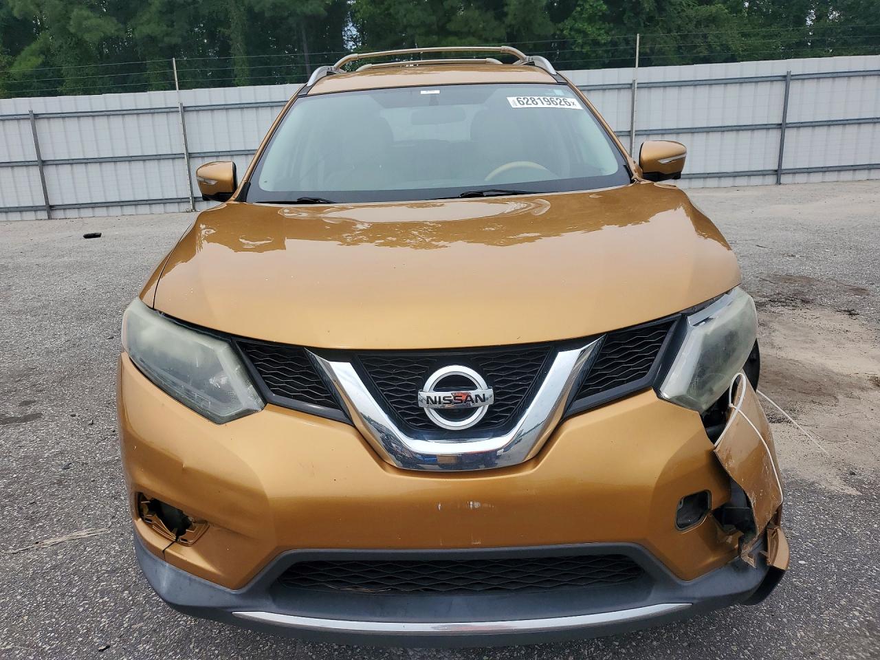 2015 Nissan Rogue Sl Gold vin: 5N1AT2MT2FC775401