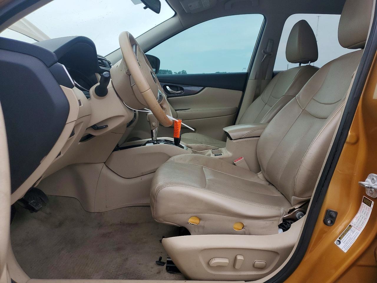 2015 Nissan Rogue Sl Gold vin: 5N1AT2MT2FC775401