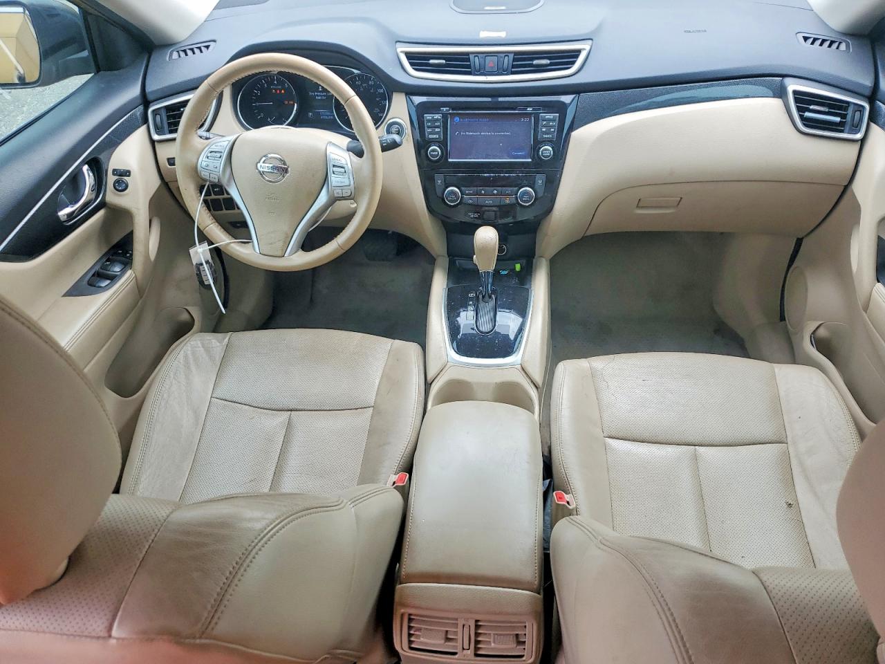 2015 Nissan Rogue Sl Gold vin: 5N1AT2MT2FC775401
