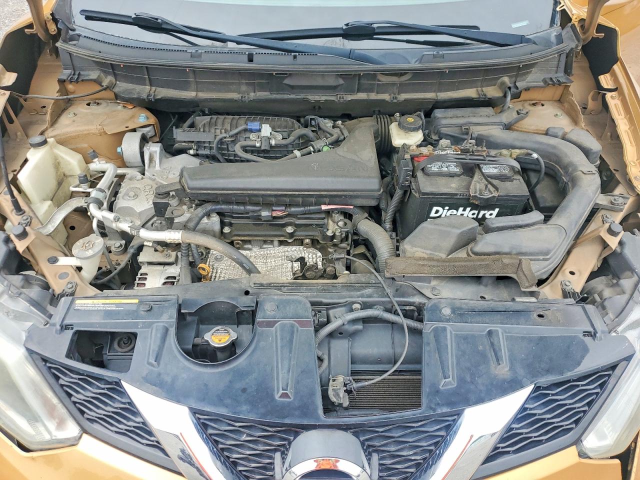 2015 Nissan Rogue Sl Gold vin: 5N1AT2MT2FC775401