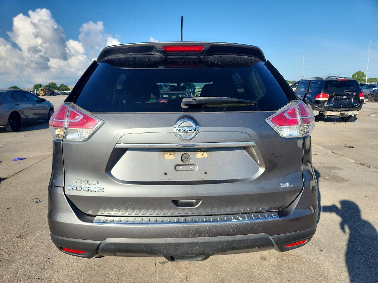 2015 Nissan Rogue Sl Gray vin: 5N1AT2MT2FC781795