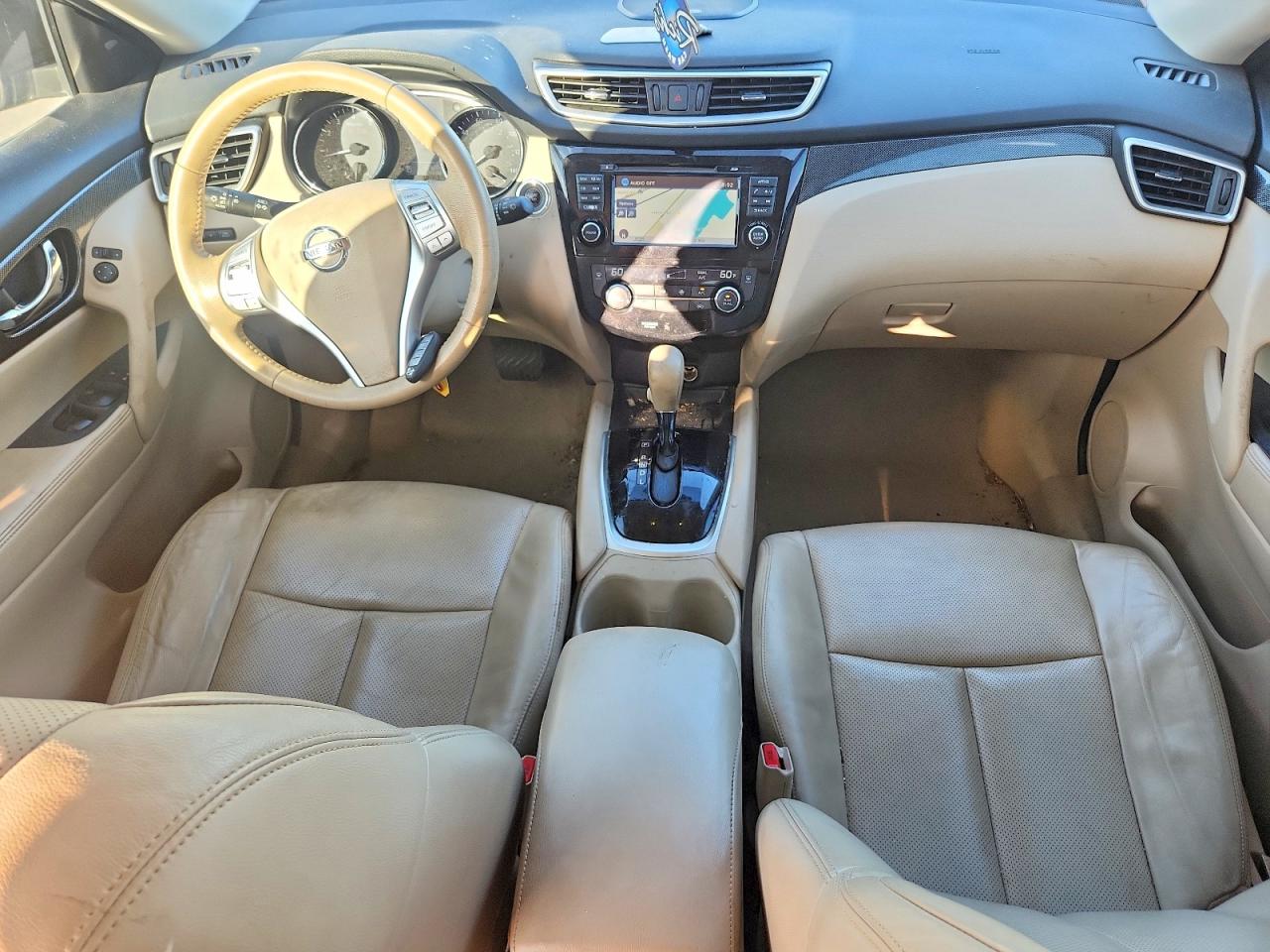 2015 Nissan Rogue Sl Gray vin: 5N1AT2MT2FC781795