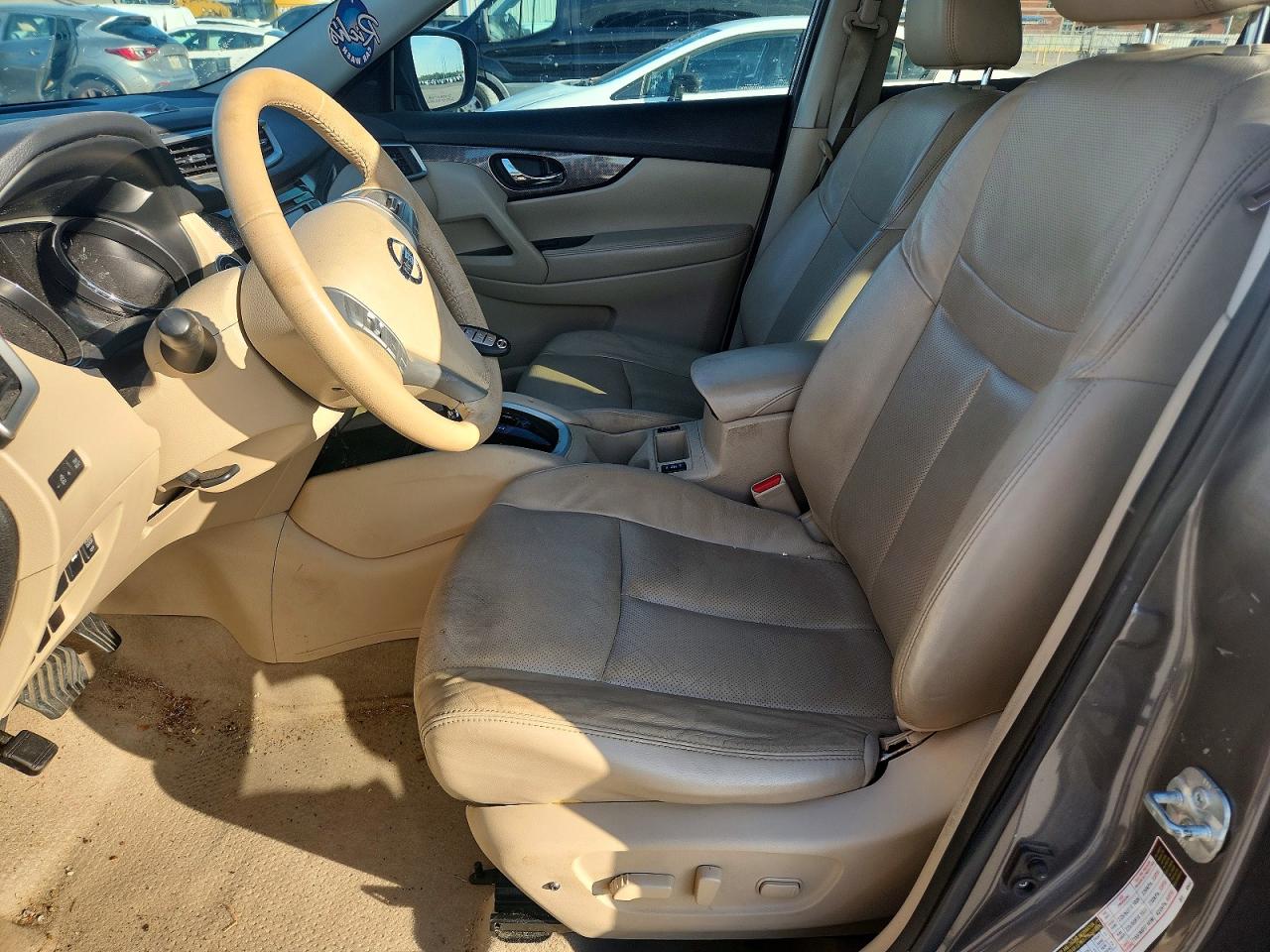 2015 Nissan Rogue Sl Gray vin: 5N1AT2MT2FC781795
