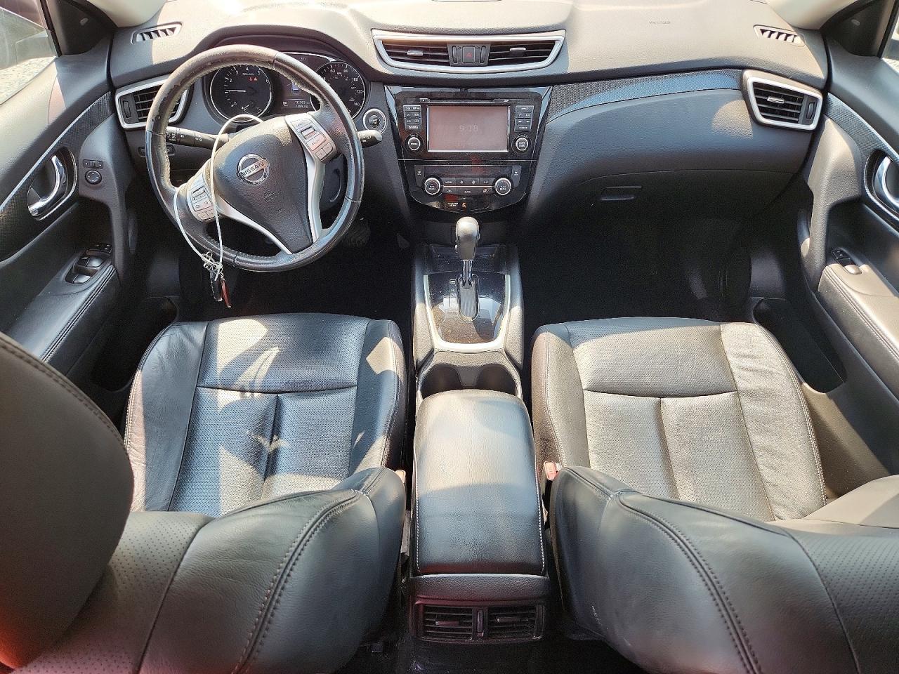 2015 Nissan Rogue Sl Silver vin: 5N1AT2MT2FC789492