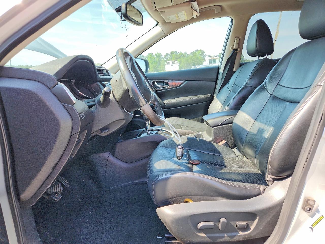 2015 Nissan Rogue Sl Silver vin: 5N1AT2MT2FC789492