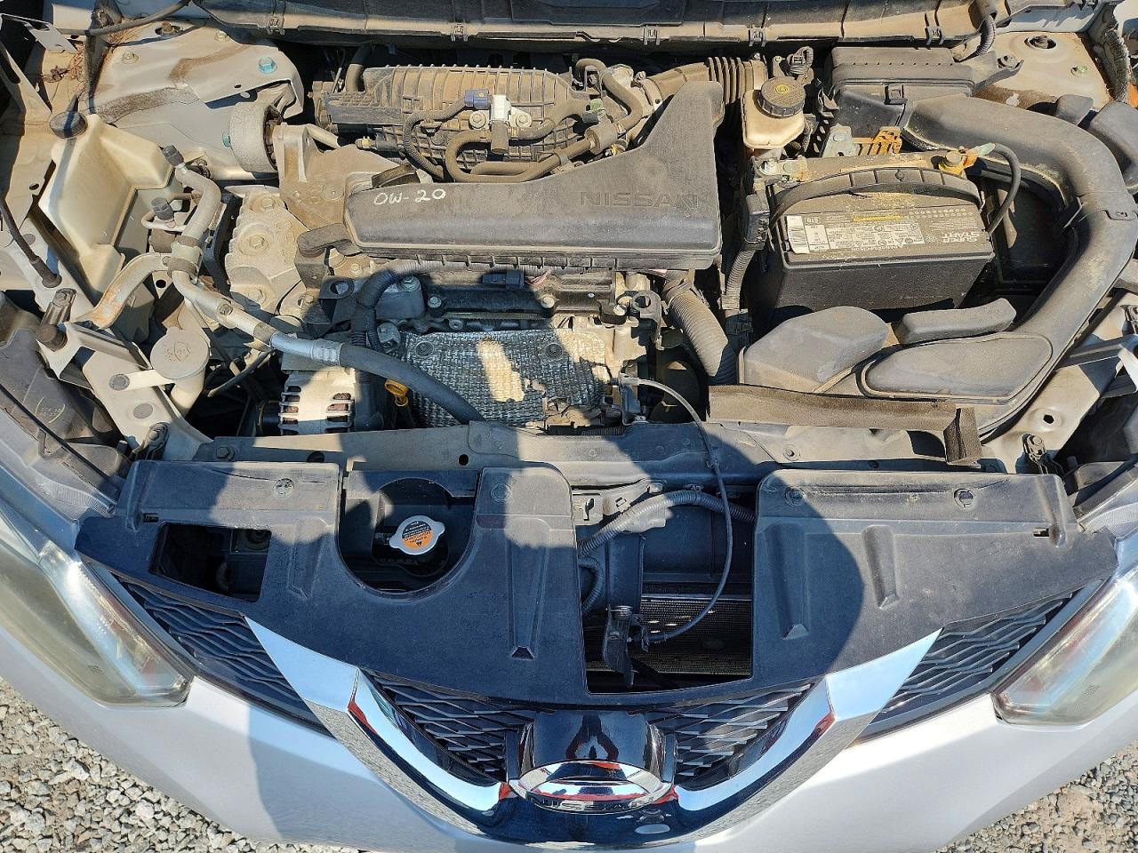 2015 Nissan Rogue Sl Silver vin: 5N1AT2MT2FC789492