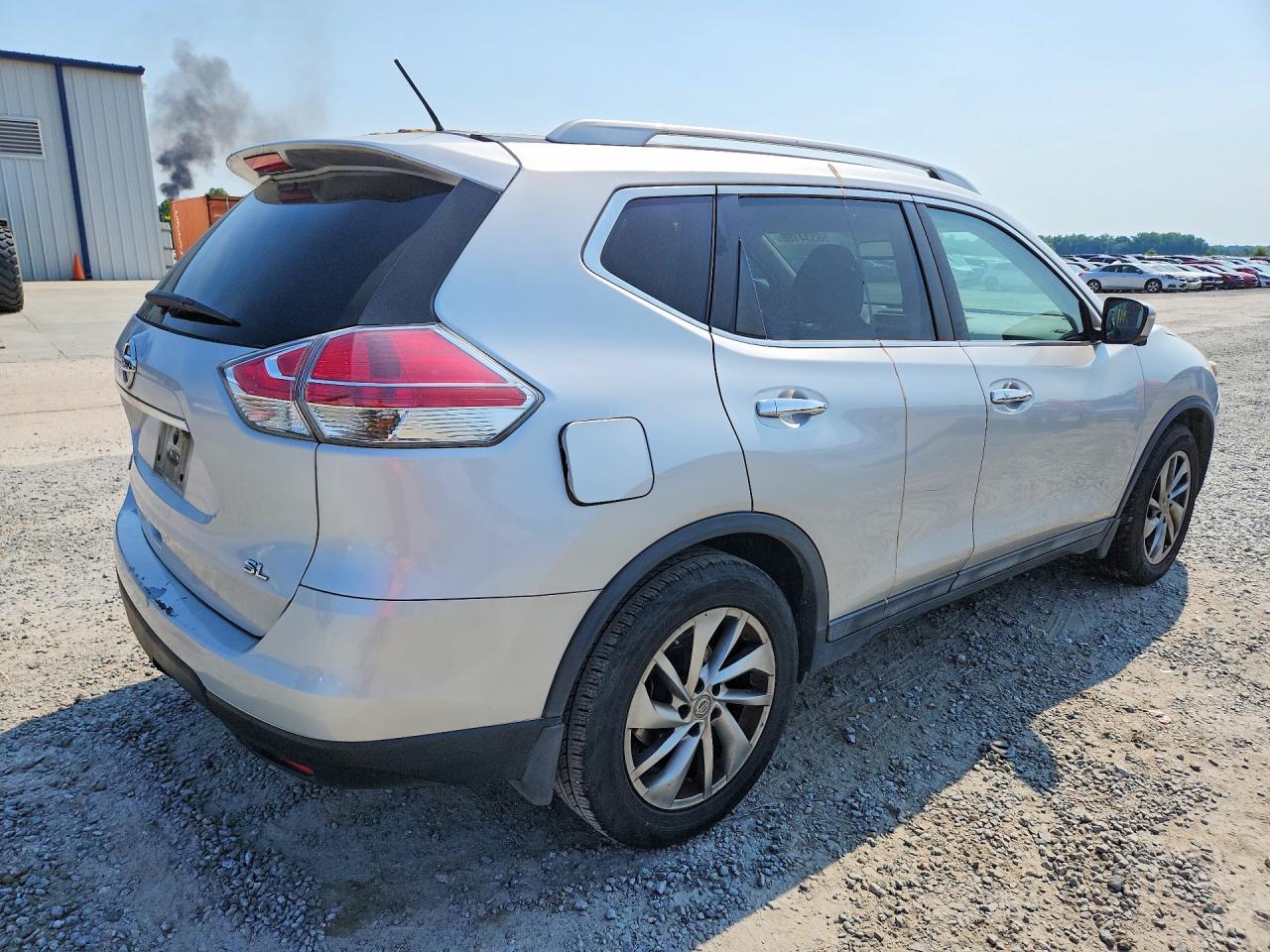 2015 Nissan Rogue Sl Silver vin: 5N1AT2MT2FC789492