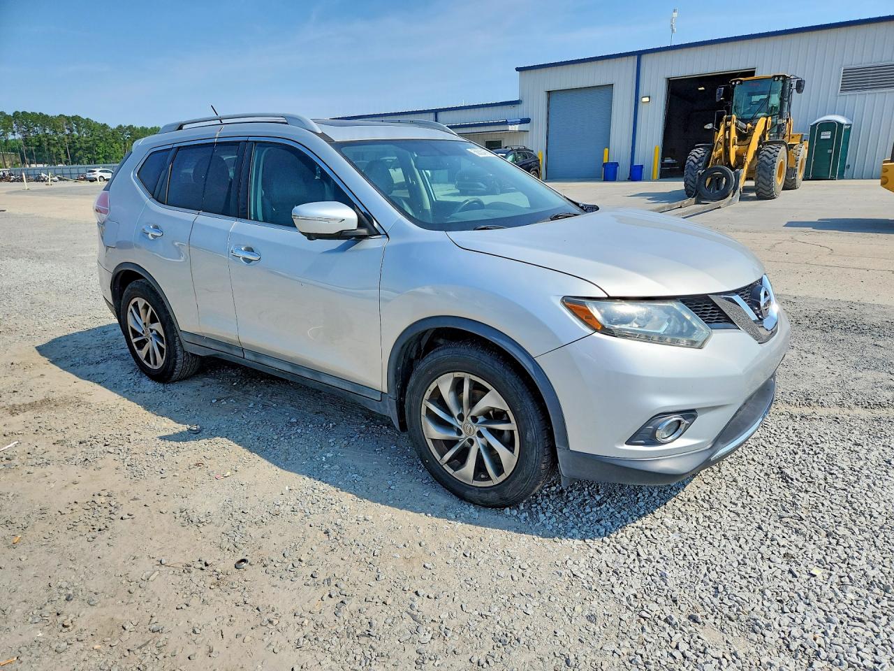 2015 Nissan Rogue Sl Silver vin: 5N1AT2MT2FC789492