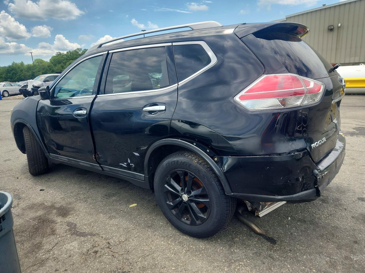 2015 Nissan Rogue Sv Black vin: 5N1AT2MT2FC827545