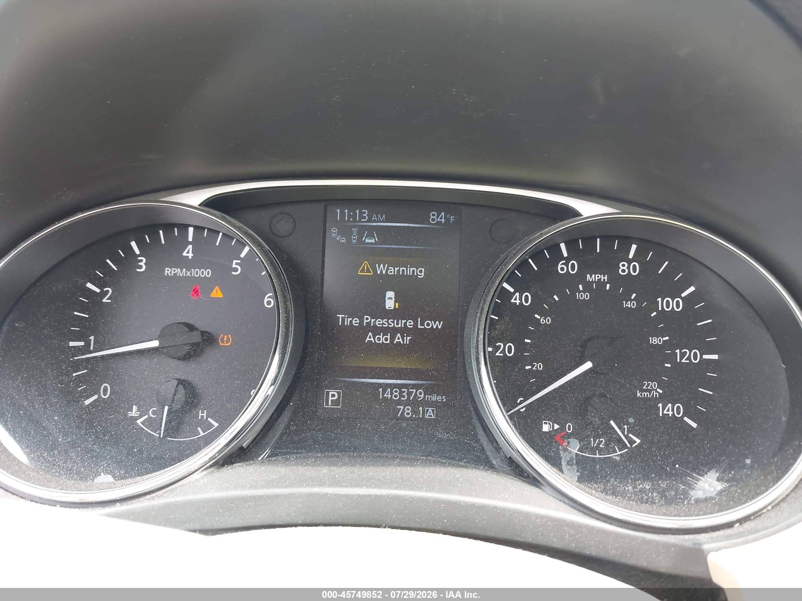 2015 Nissan Rogue Sl Синий vin: 5N1AT2MT2FC866538