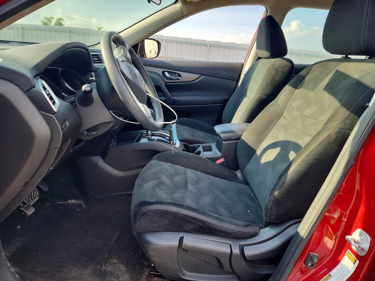 2015 Nissan Rogue S Темно-бордовый vin: 5N1AT2MT2FC871173