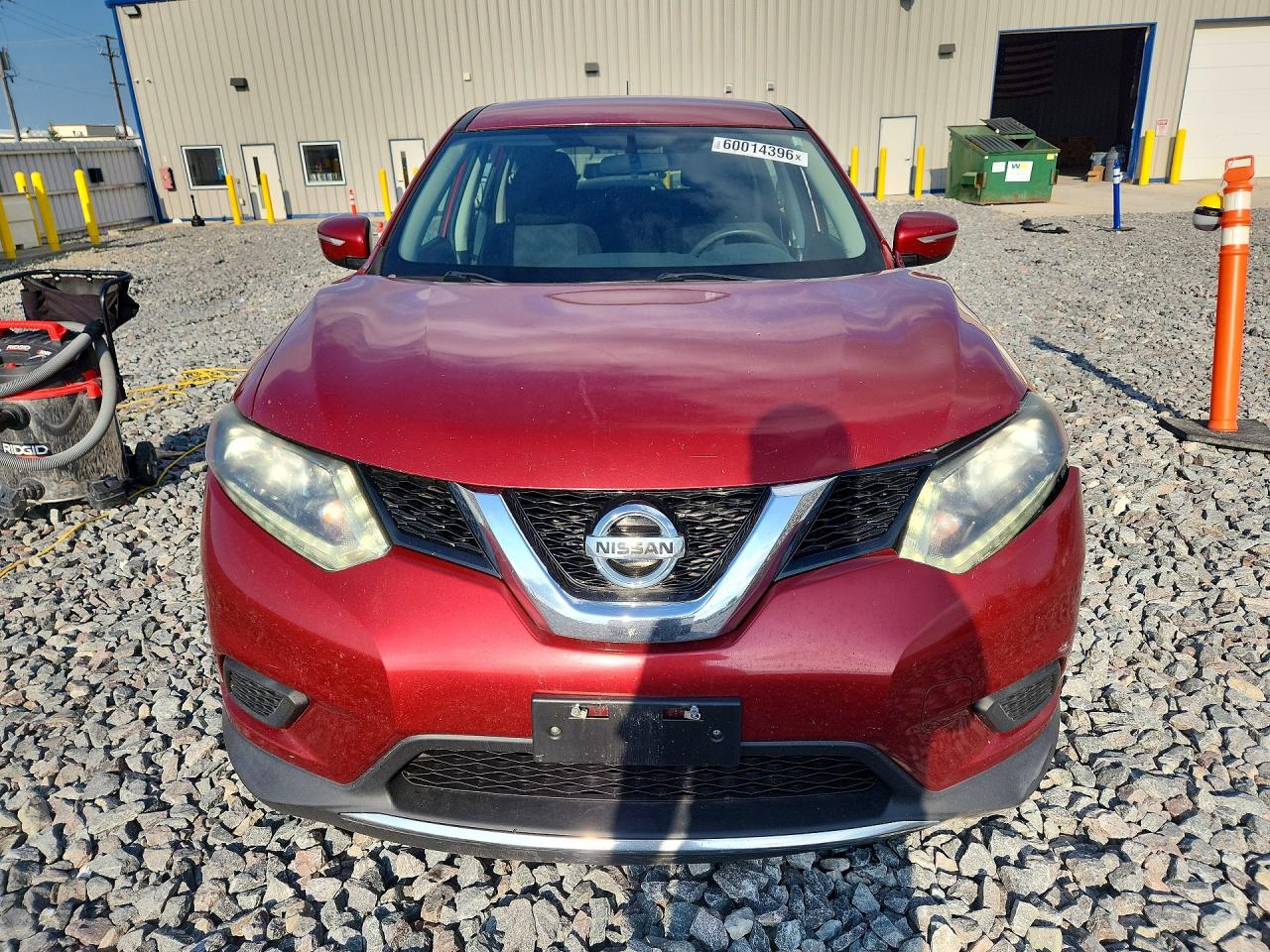 2015 Nissan Rogue S Темно-бордовый vin: 5N1AT2MT2FC871173