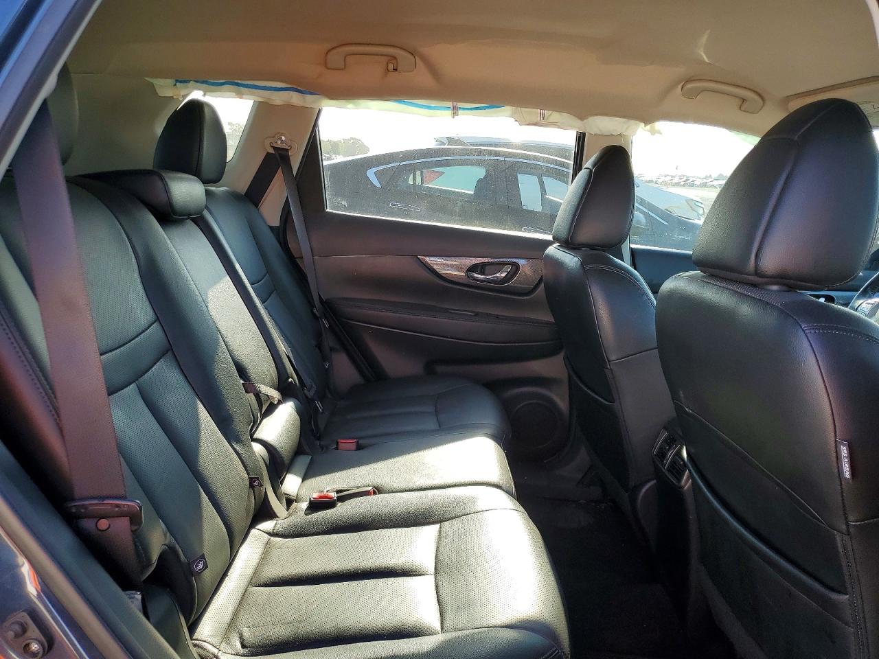 2015 Nissan Rogue Sl Blue vin: 5N1AT2MT2FC878379
