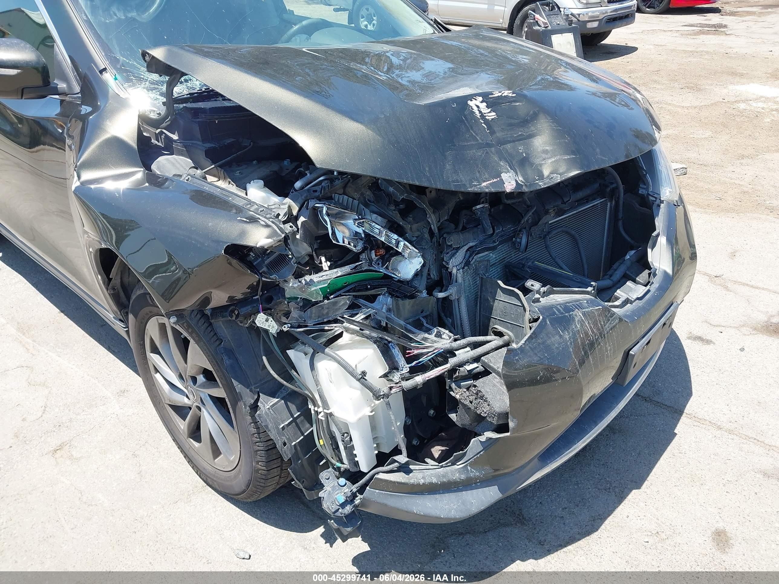 2015 Nissan Rogue Sl Green vin: 5N1AT2MT2FC896283