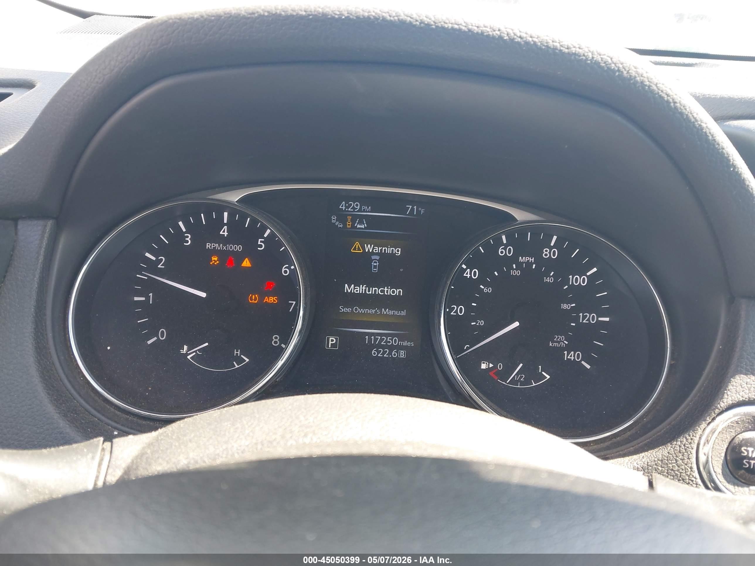 2015 Nissan Rogue Sl Gray vin: 5N1AT2MT2FC897286