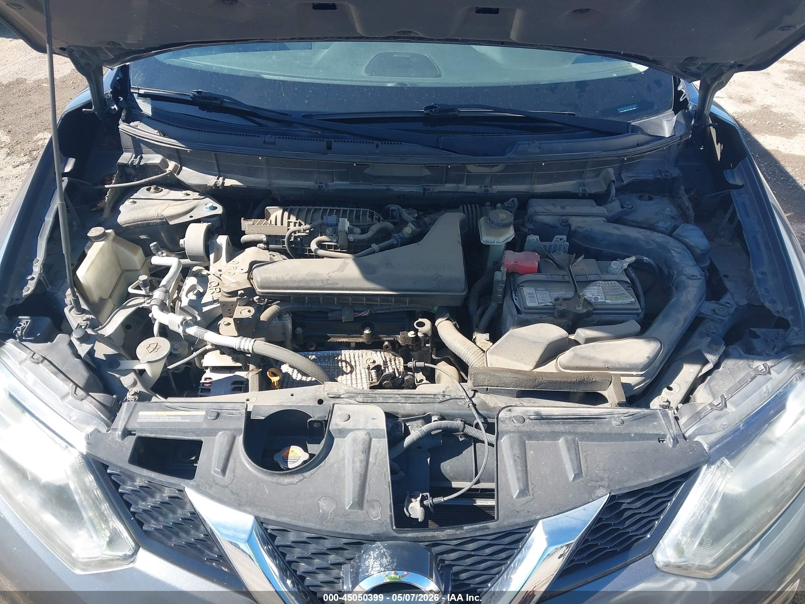 2015 Nissan Rogue Sl Gray vin: 5N1AT2MT2FC897286