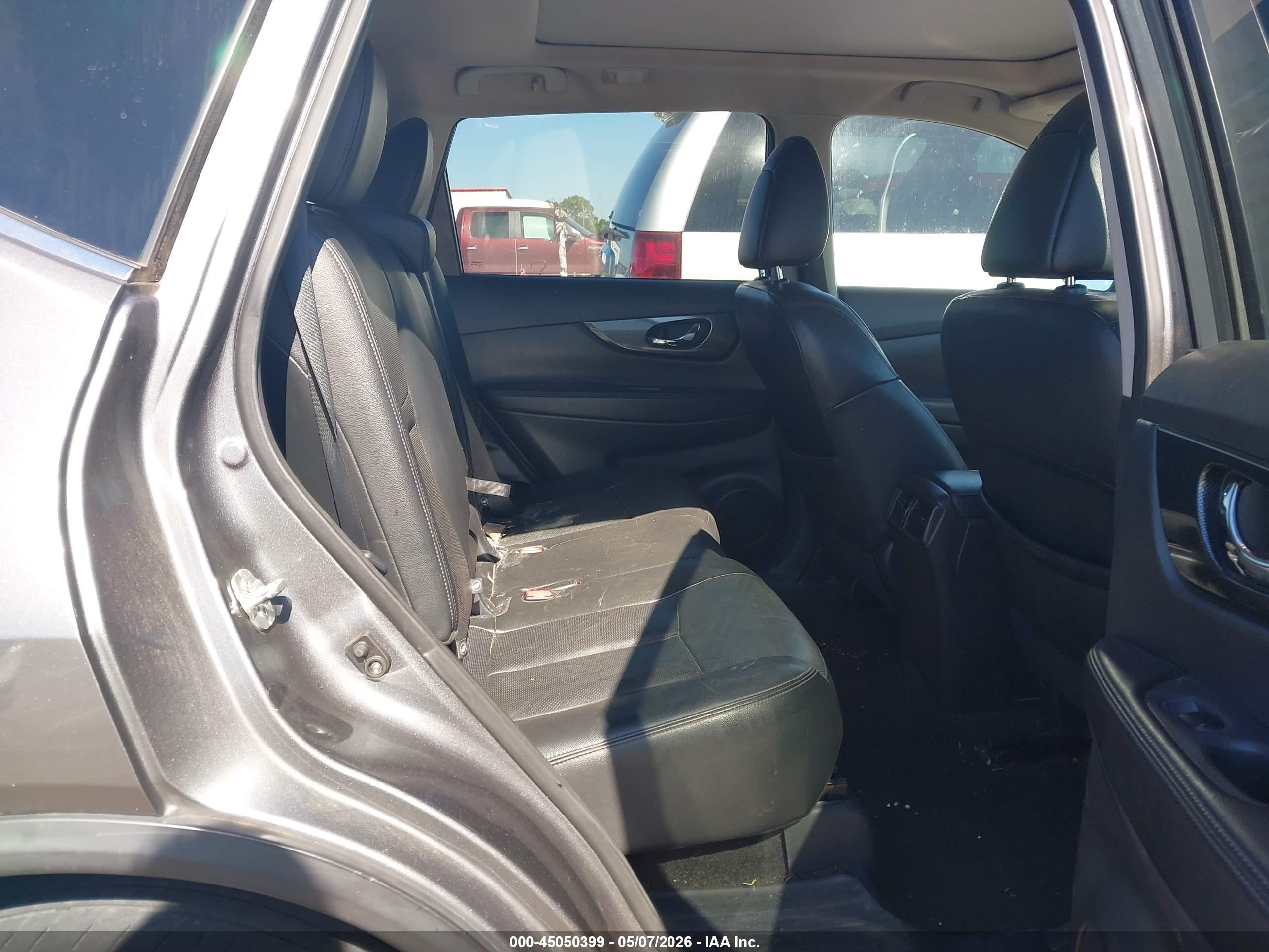 2015 Nissan Rogue Sl Gray vin: 5N1AT2MT2FC897286